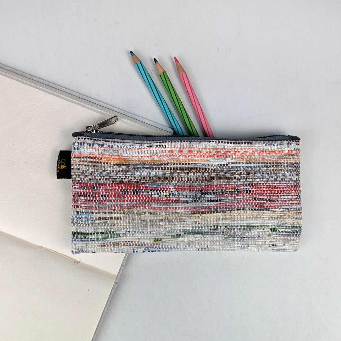 Upcycled Handwoven Pencil Pouch (PP0925-021) PS_W