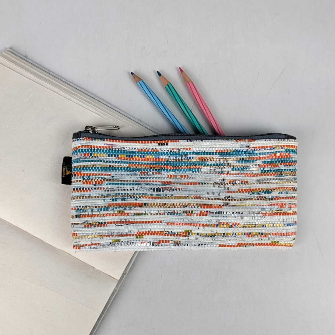 Upcycled Handwoven Pencil Pouch (PP1025-001) PS_W