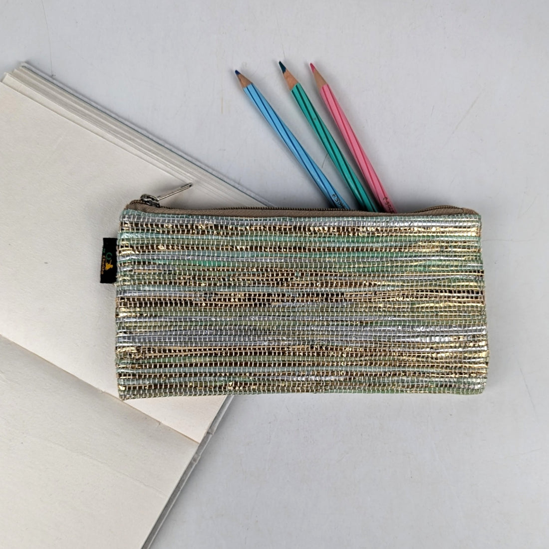 Upcycled Handwoven Pencil Pouch (PP1025-002) PS_W