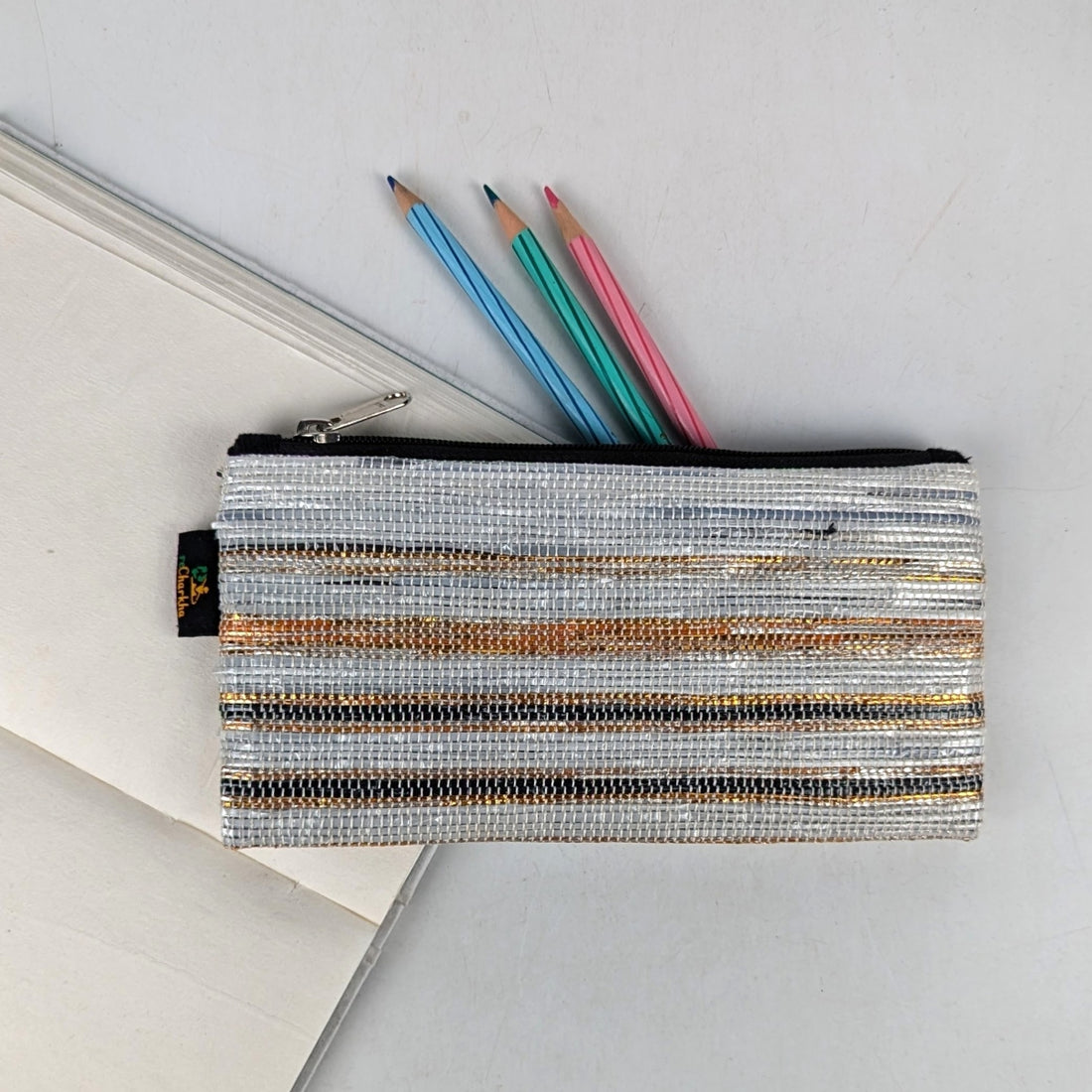 Upcycled Handwoven Pencil Pouch (PP1025-003) PS_W