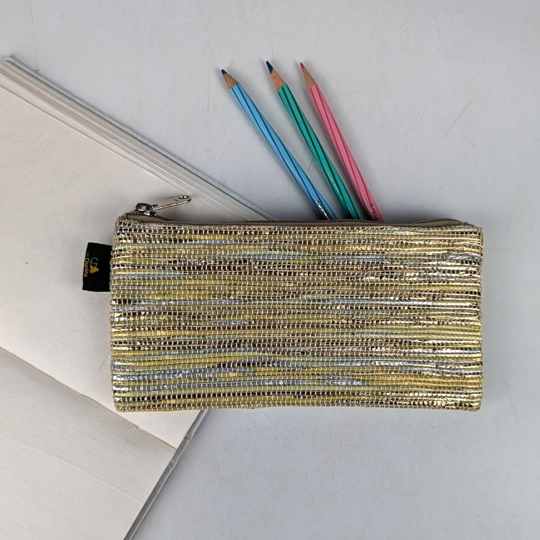 Upcycled Handwoven Pencil Pouch (PP1025-004) PS_W