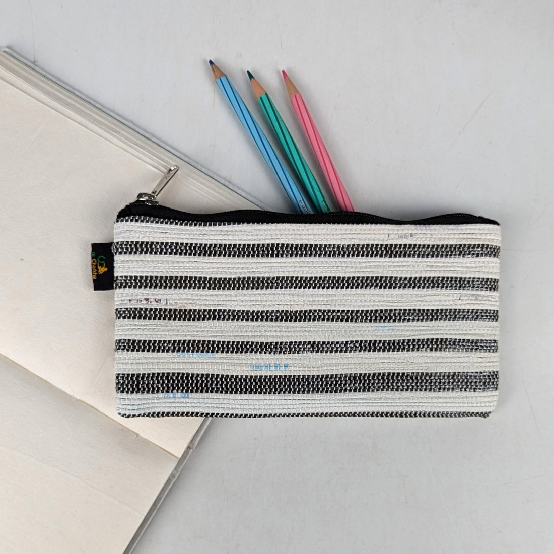 Upcycled Handwoven Pencil Pouch (PP1025-005) PS_W