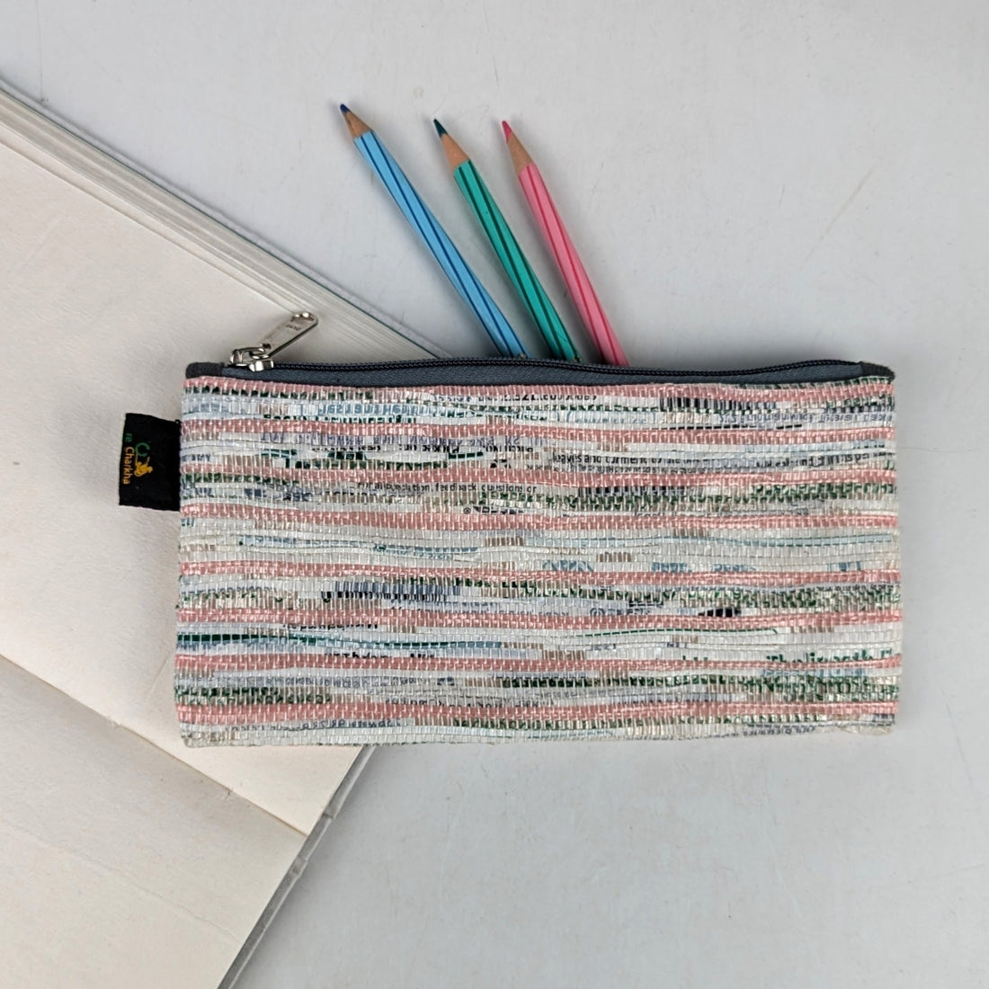 Upcycled Handwoven Pencil Pouch (PP1025-006) PS_W