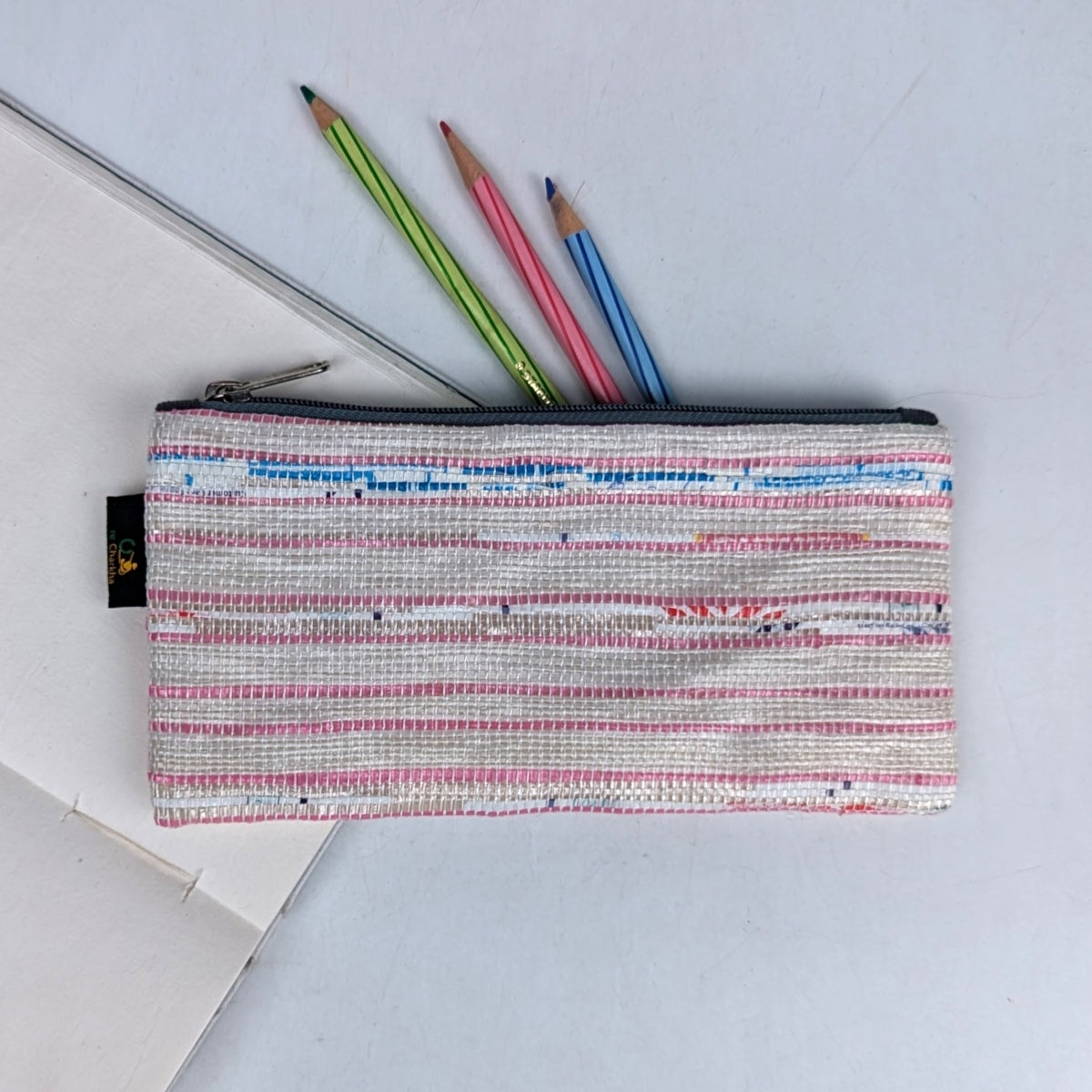 Upcycled Handwoven Pencil Pouch (PP1125-010) PS_W