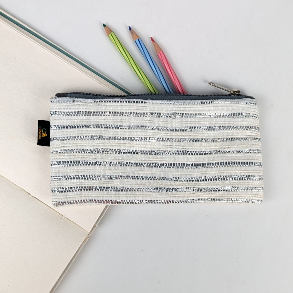 Upcycled Handwoven Pencil Pouch (PP1225-001) PS_W