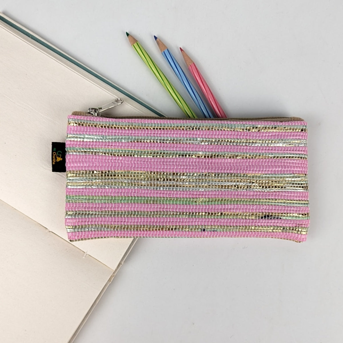 Upcycled Handwoven Pencil Pouch (PP1225-007) PS_W