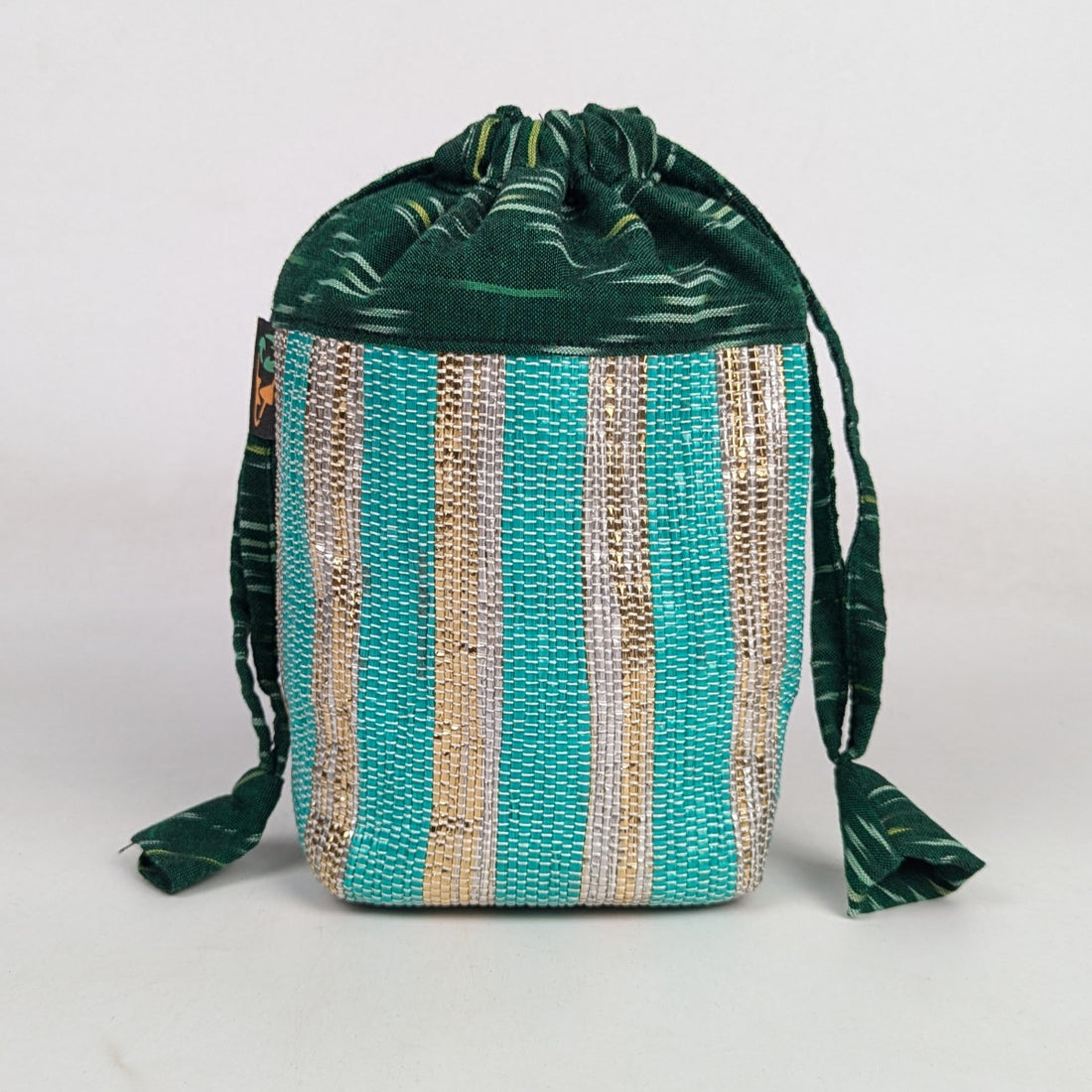 Upcycled Handwoven Potli Bag (P0126-005) PS_W