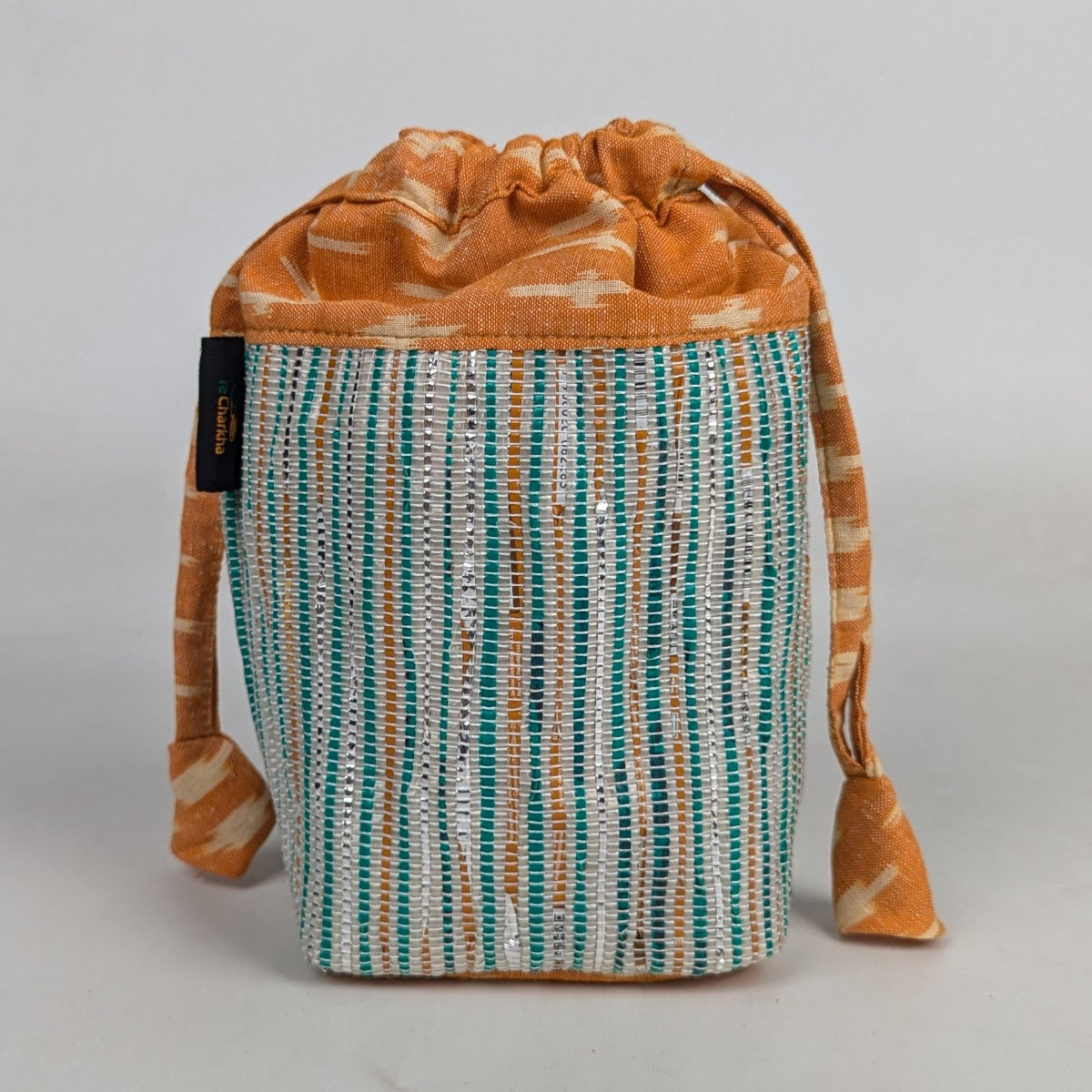 Upcycled Handwoven Potli Bag (P0226-009) PS_W