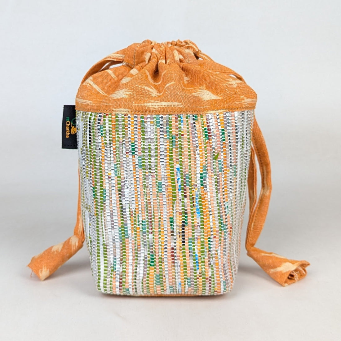 Upcycled Handwoven Potli Bag (P0326-005) PS_W