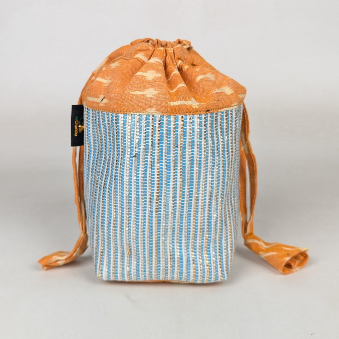 Upcycled Handwoven Potli Bag (P0326-007) PS_W