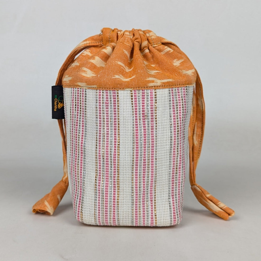 Upcycled Handwoven Potli Bag (P0326-008) PS_W