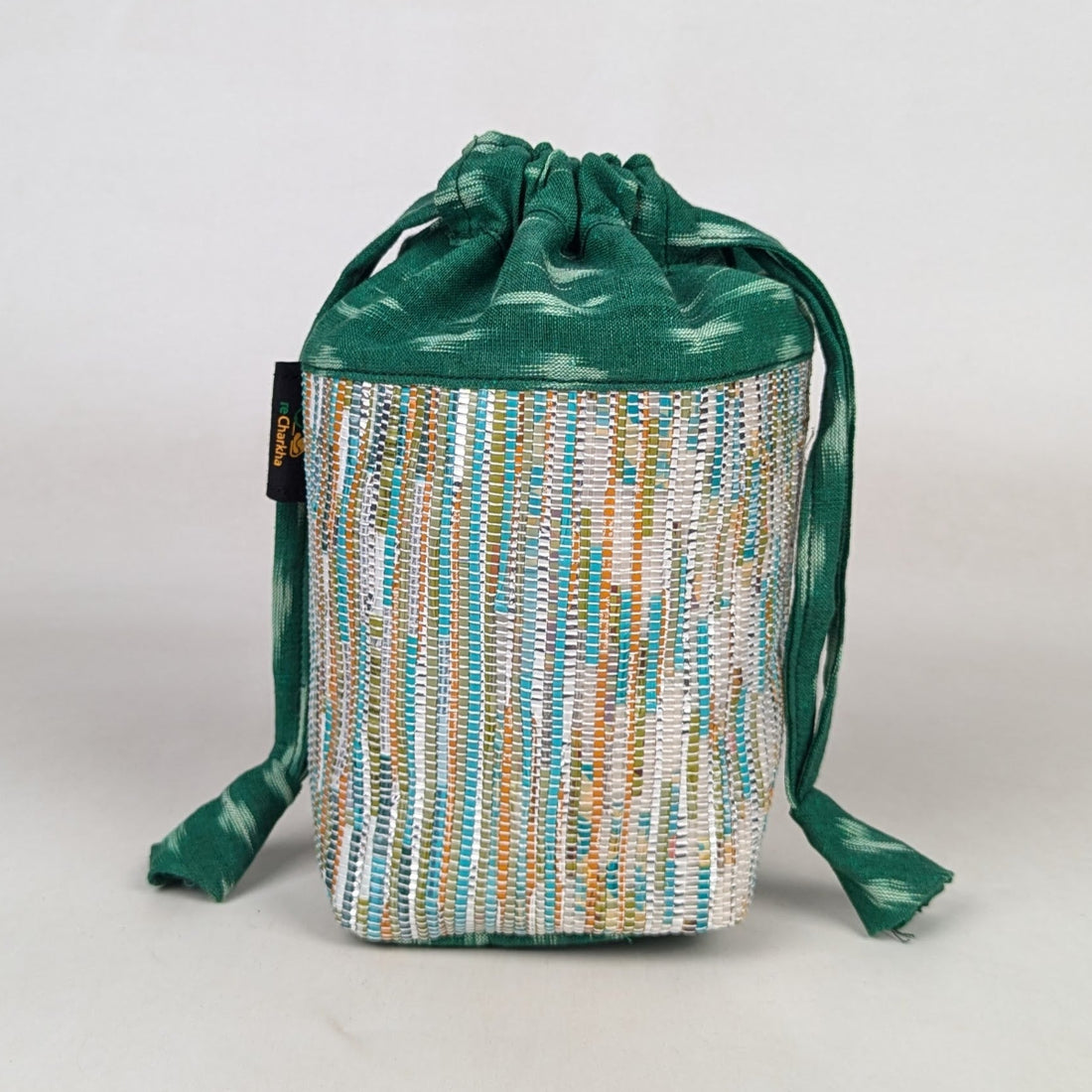 Upcycled Handwoven Potli Bag (P0326-011) PS_W