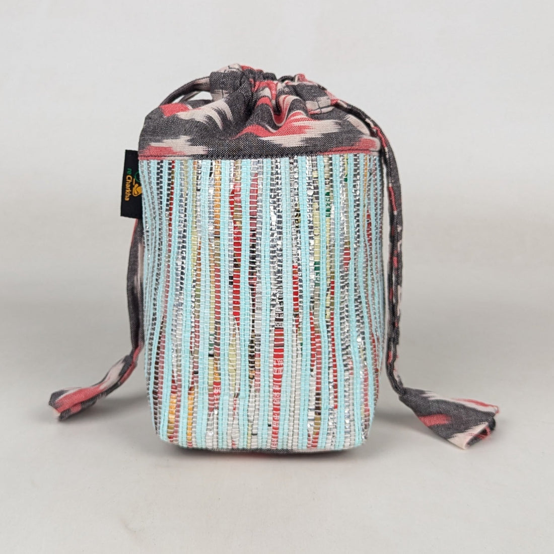 Upcycled Handwoven Potli Bag (P0326-012) PS_W