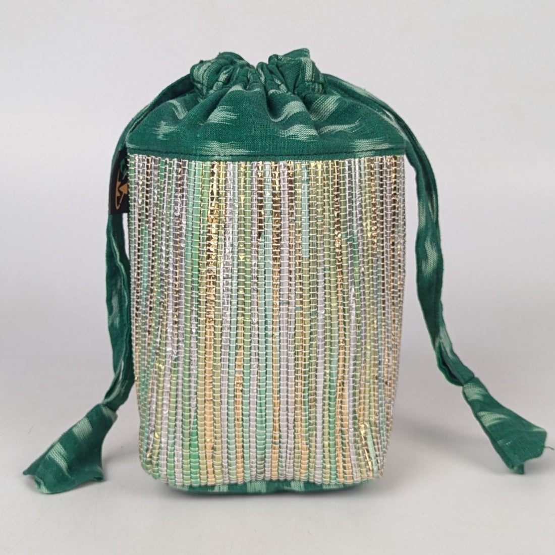 Upcycled Handwoven Potli Bag (P0925-005) PS_W