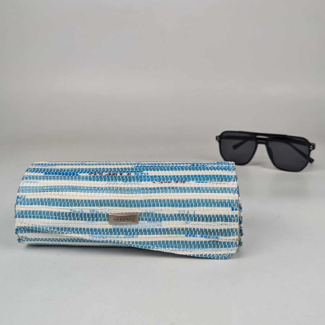 Upcycled Handwoven Sunglass Case (SGC0825-007) PS_W