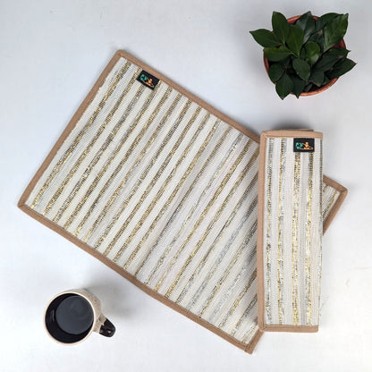 Upcycled Handwoven Table Mat (Set of 2) (TM0825-010) PS_W