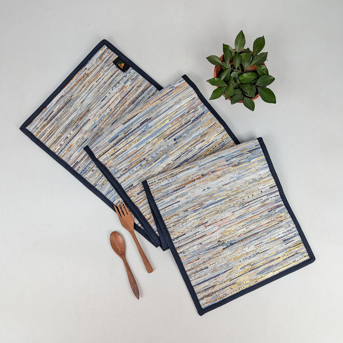 Upcycled Handwoven Table Runner (TR0326-001) PS_W