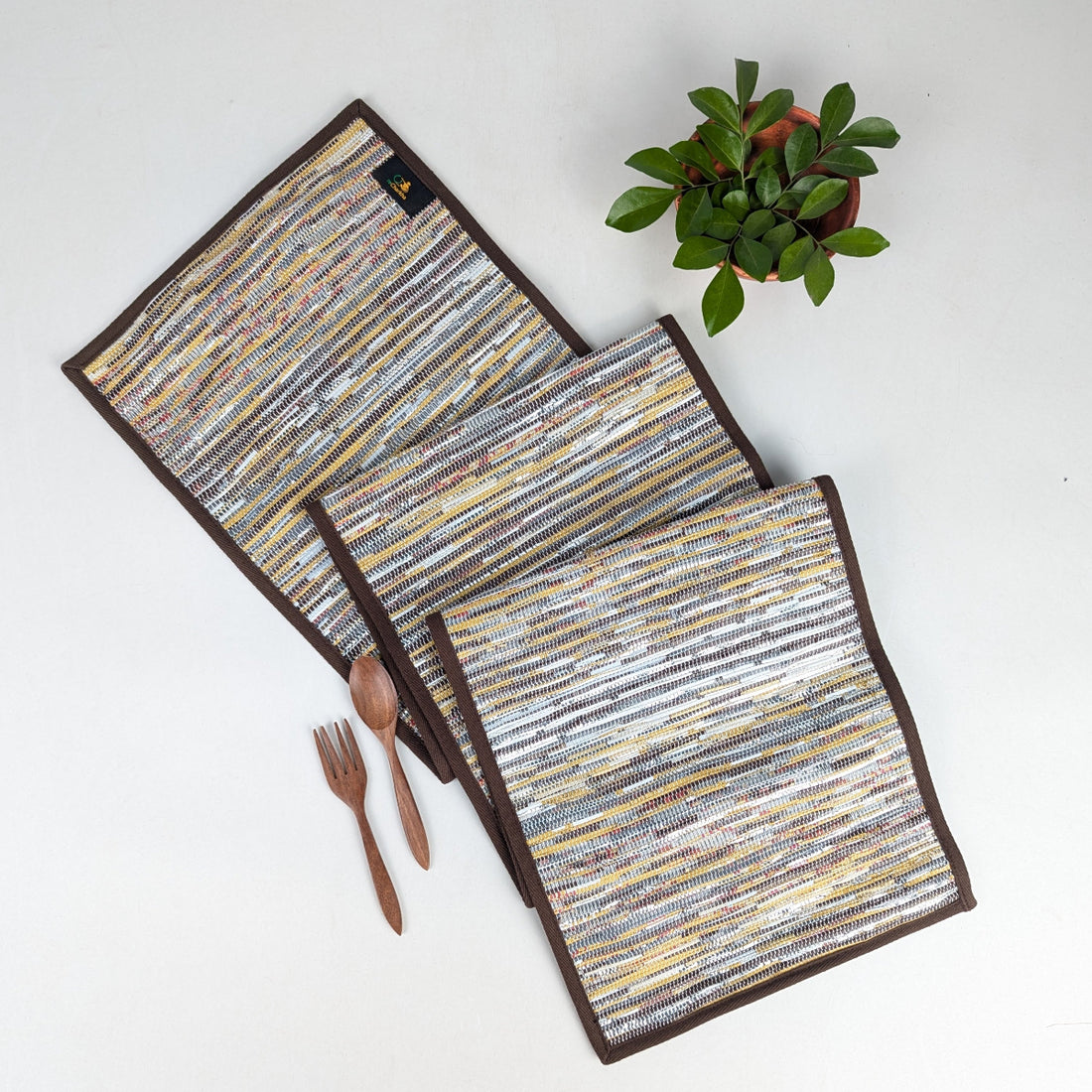 Upcycled Handwoven Table Runner (TR0426-006) PS_W