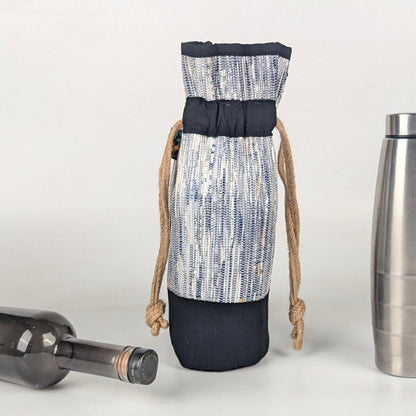 Upcycled Handwoven Wine Bottle Holder (WB0625-005) PS_W