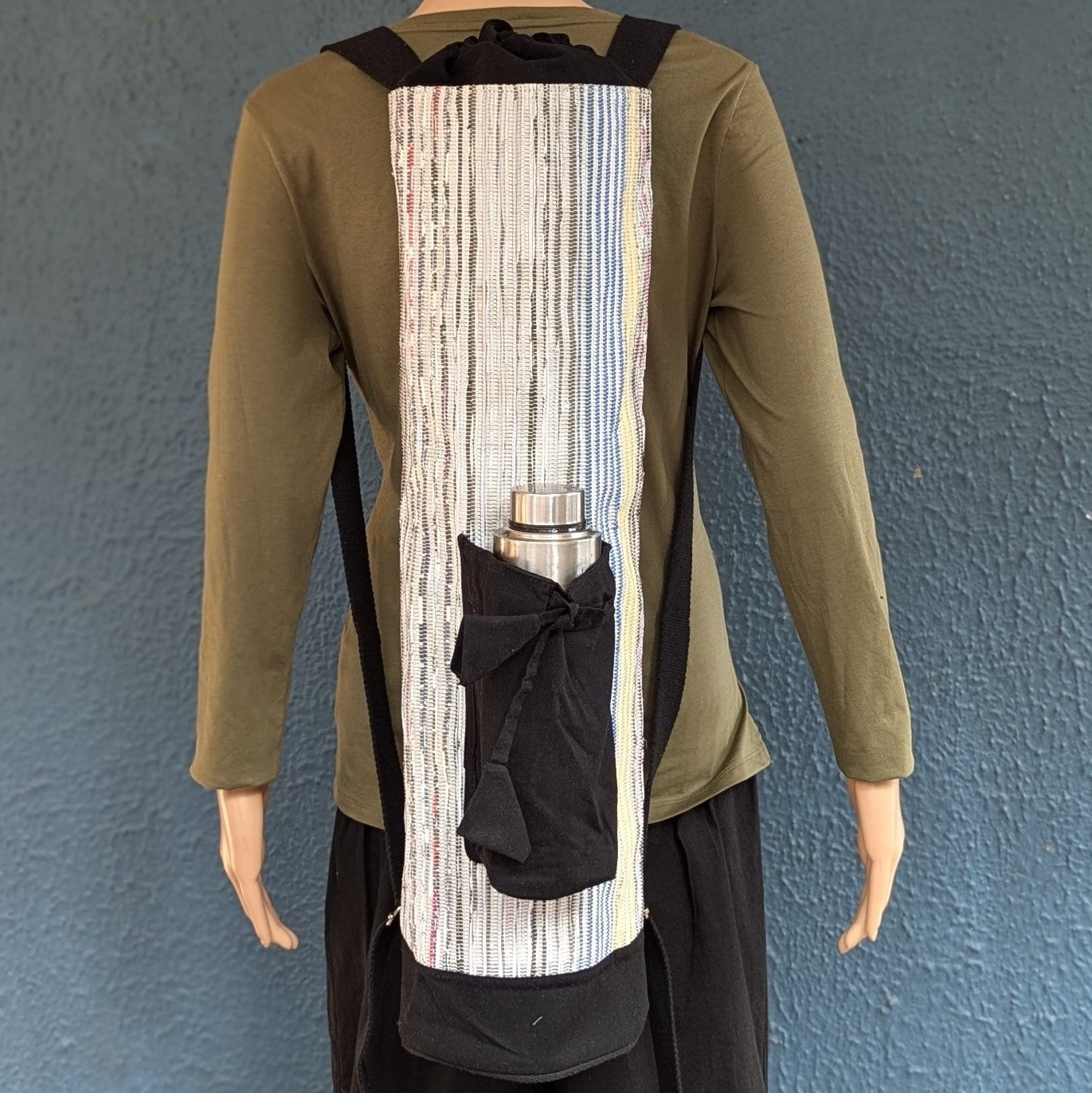 Upcycled Handwoven Yoga Bag (YB1124-008)