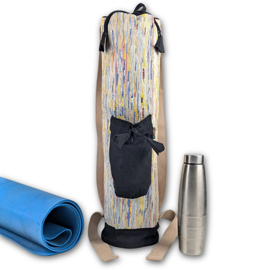 Upcycled Handwoven Yoga Bag (YB0325-001) PS_W
