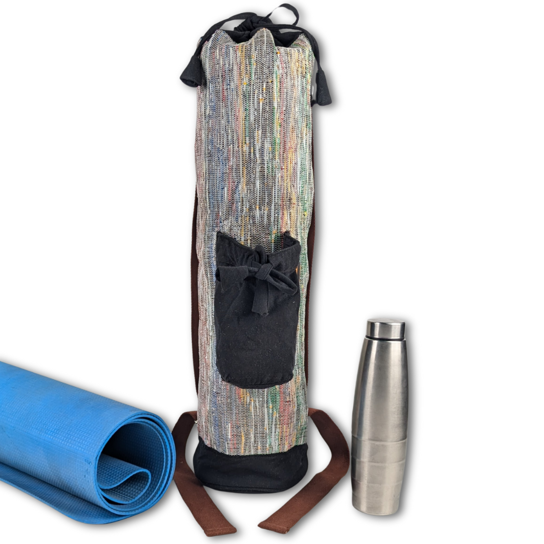 Upcycled Handwoven Yoga Bag (YB0325-004) PS_W