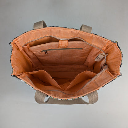 Upcycled Handcrafted Urban Tote (UT1025-004) [for 14&quot; laptop] PS_W