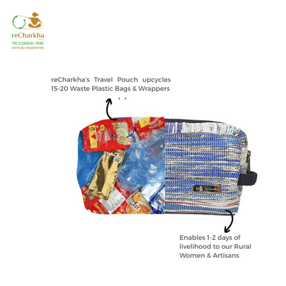 Upcycled Handcrafted Travel Pouch (TK0926-005)